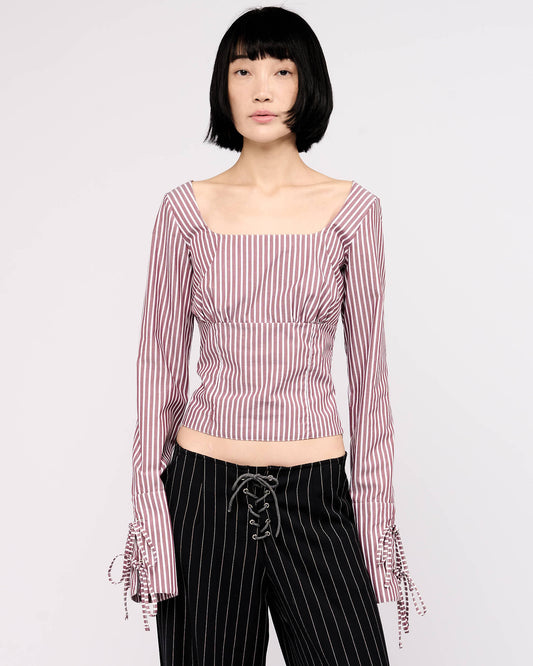 Item 26-0029 / Mae Top II (Striped))