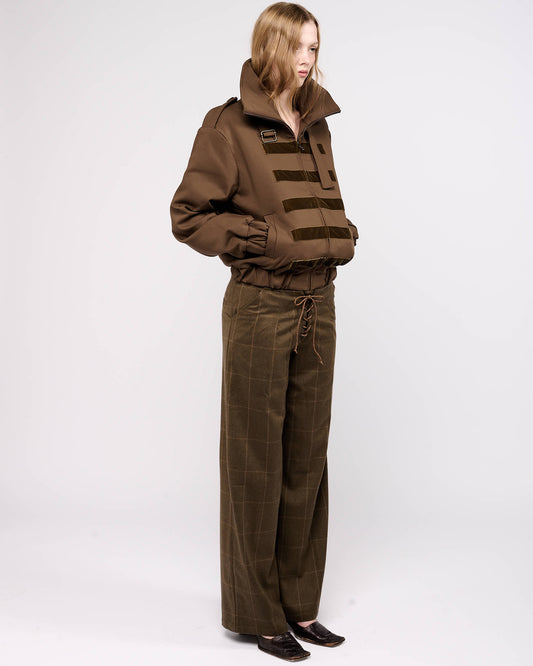 Item 26-0035 / Jeanne Trousers I (Checked)