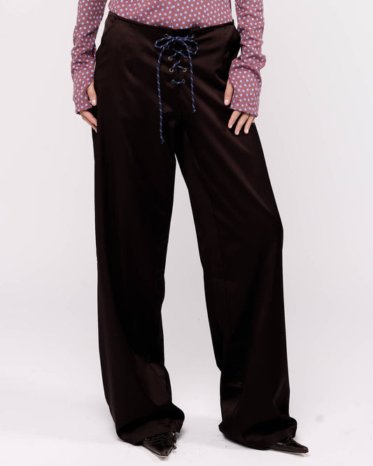 Item 26-0035 / Jeanne Trousers I (Chocolate)