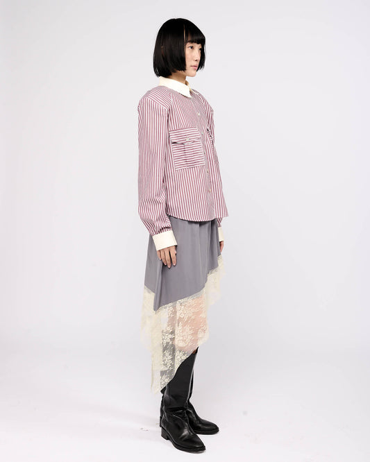 Item 26-0023 / Artemisia Shirt I (Striped)