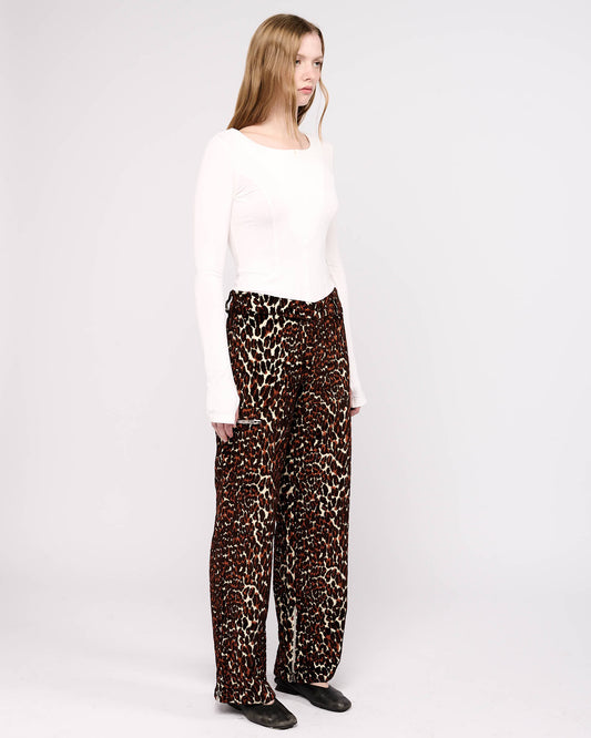 Item 26-0039 / Aida Trousers I (Leopard)