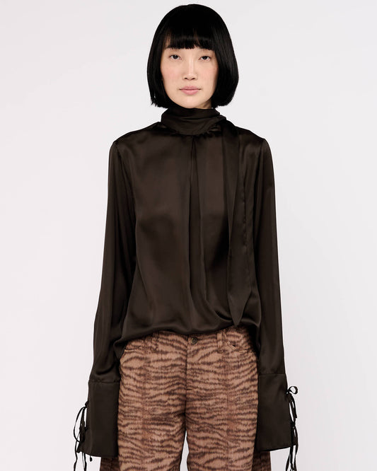Item 26-0030 / Junko Shirt III (Brown)