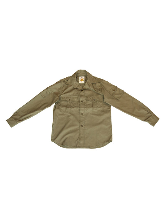 MENSWEAR VOL.1 - PIONIERE SAFARI SHIRT GREEN by Bri