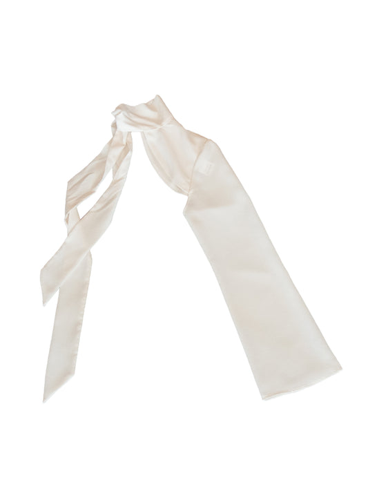 SIFANTO SLEEVE IN WHITE CUPRO