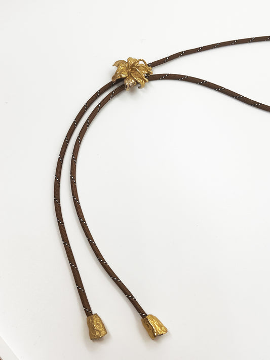 Bolo Tie, front view, unique, cowboy, made in Italy