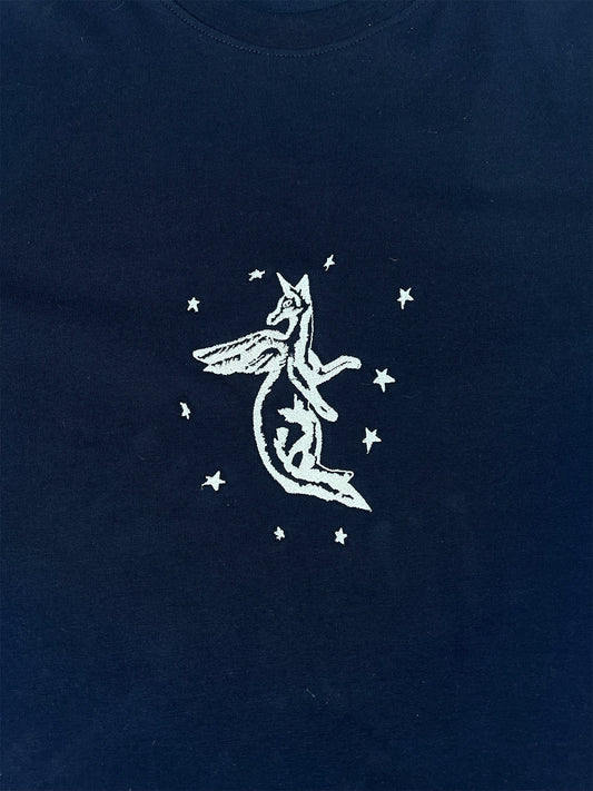 DOUBLE-SLEEVED T-SHIRT WITH KANGAROO EMBROIDERY