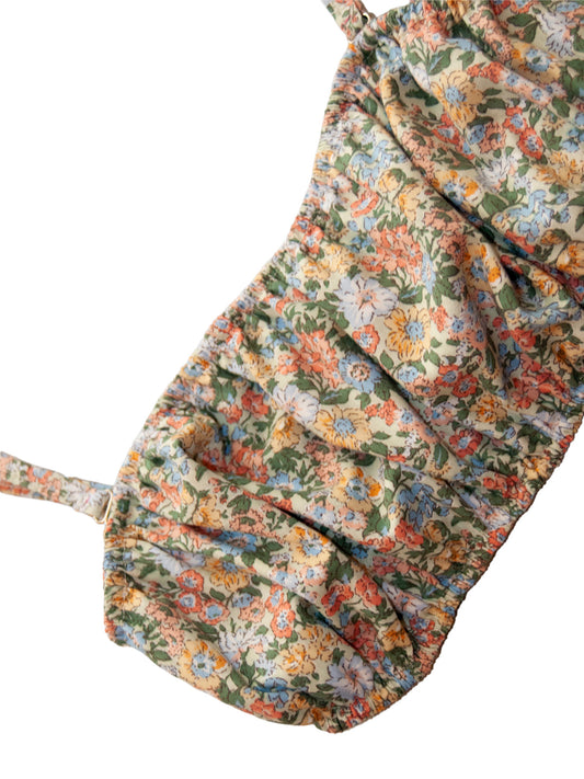 PALAWI BRALETTE IN BLOOMY PINK COTTON