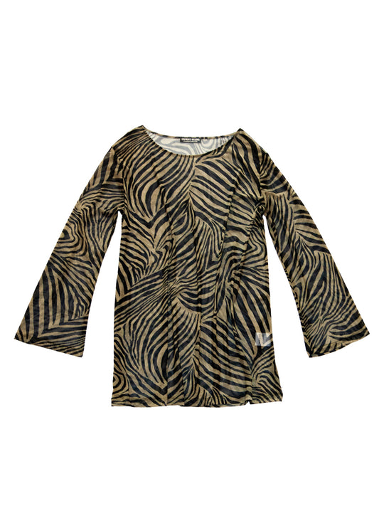 SIARGAO DRESS IN TIGER MESH