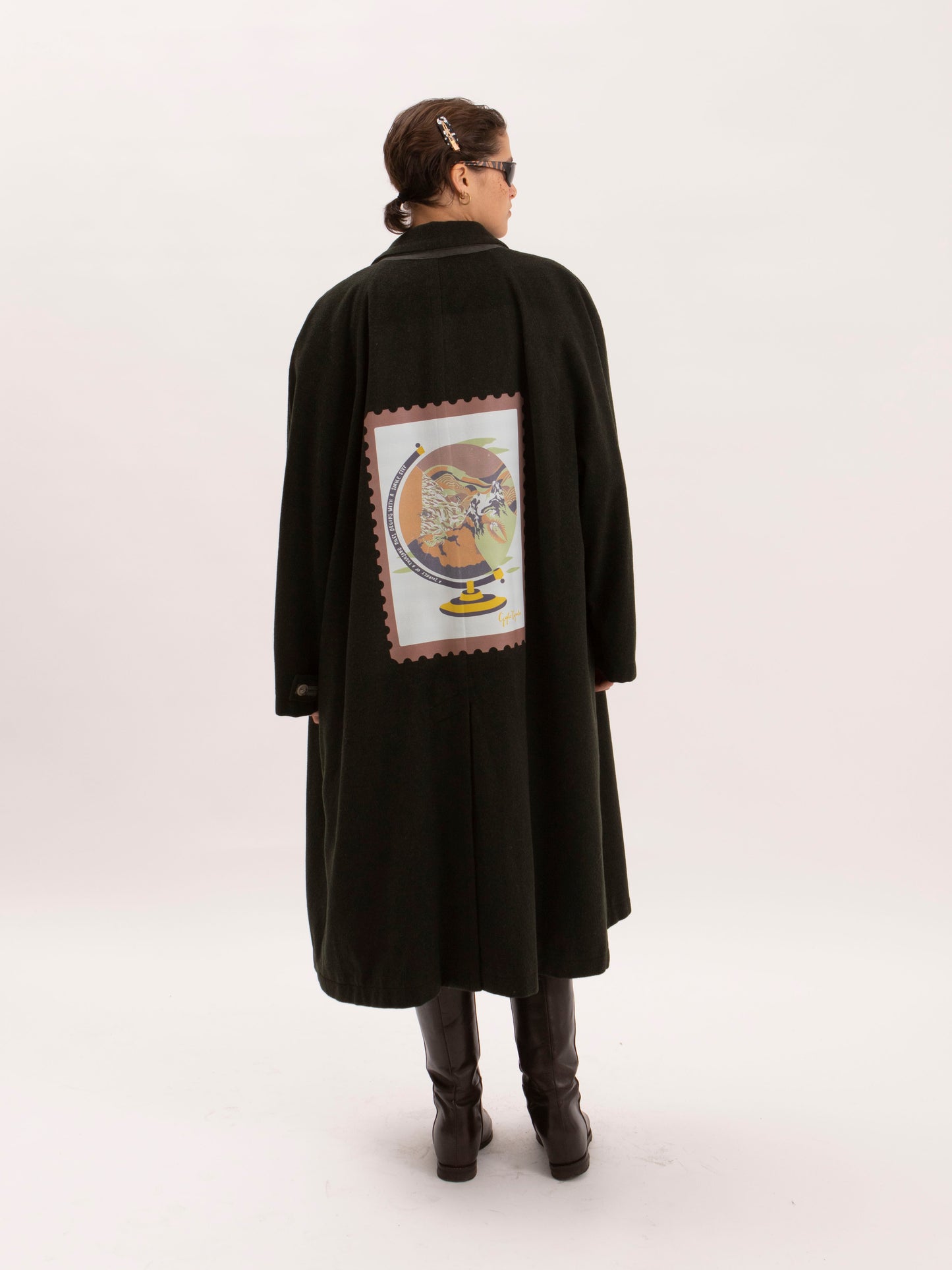 Vintage Green Wool Coat w/ The Origin Stamp
