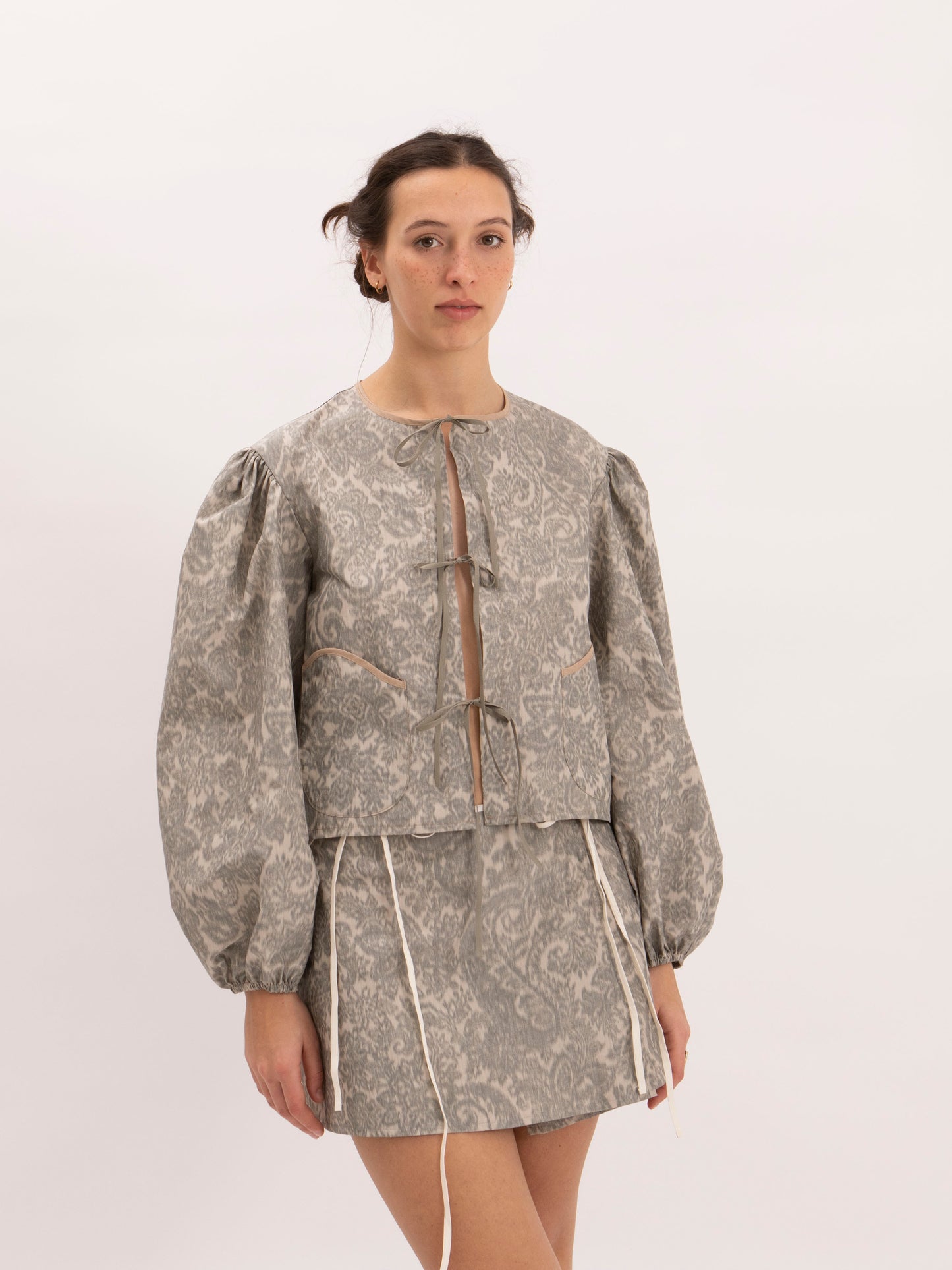 Nuvola di Drago Jacket in Paisley Silk