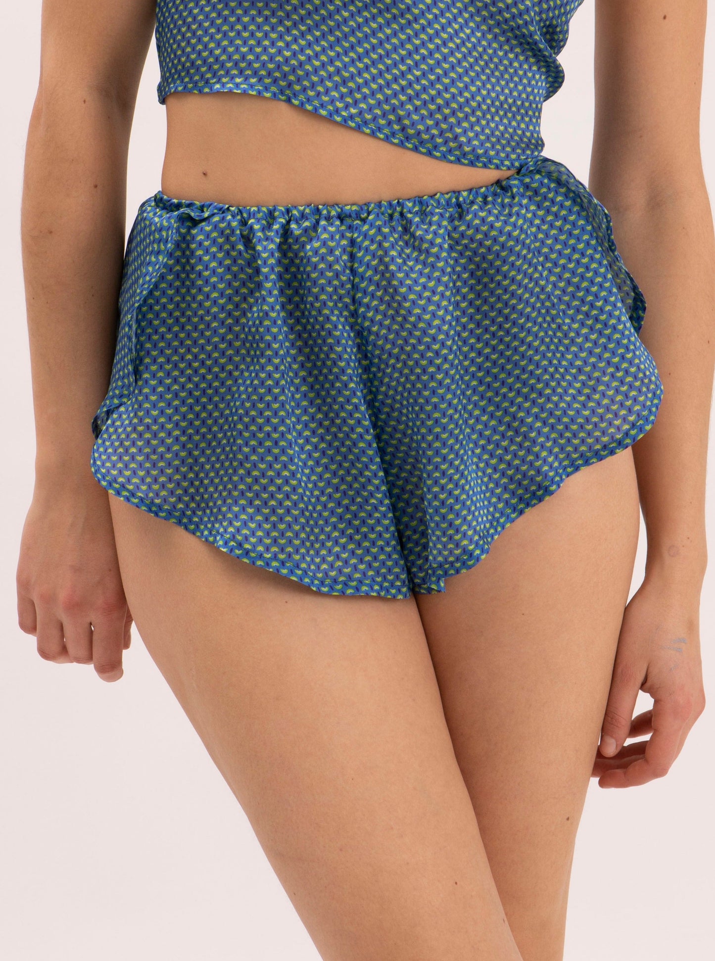 Springroll Culotte in Funky Silk