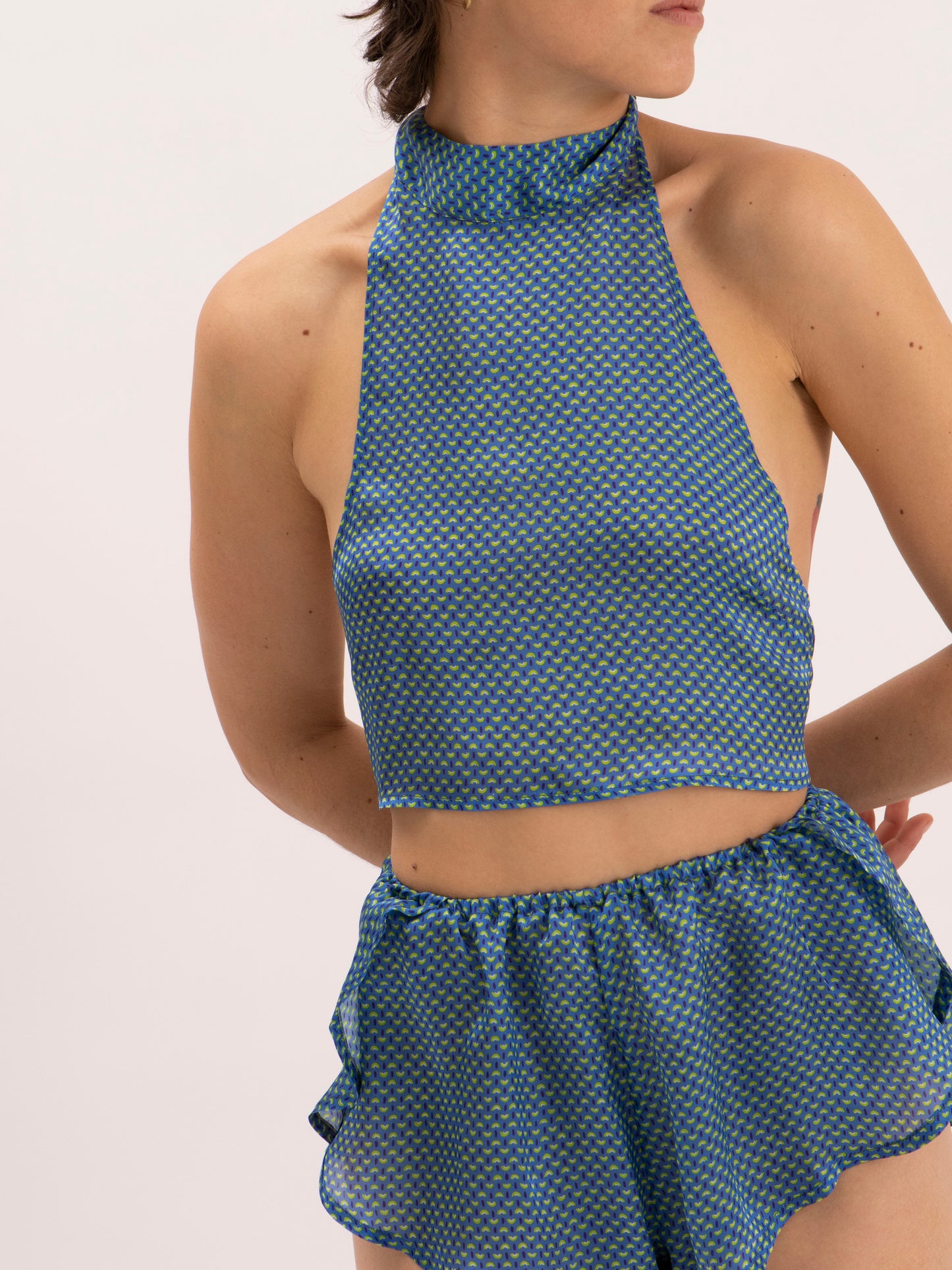 Miso Top in Funky Silk