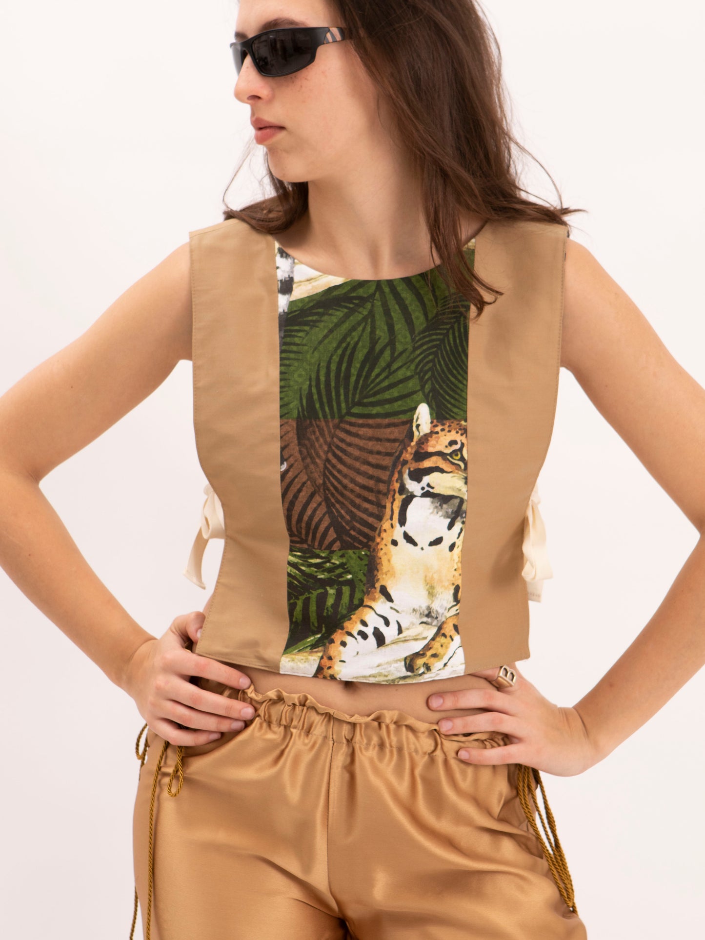 Dakota Poncho Top Tiger Cotton