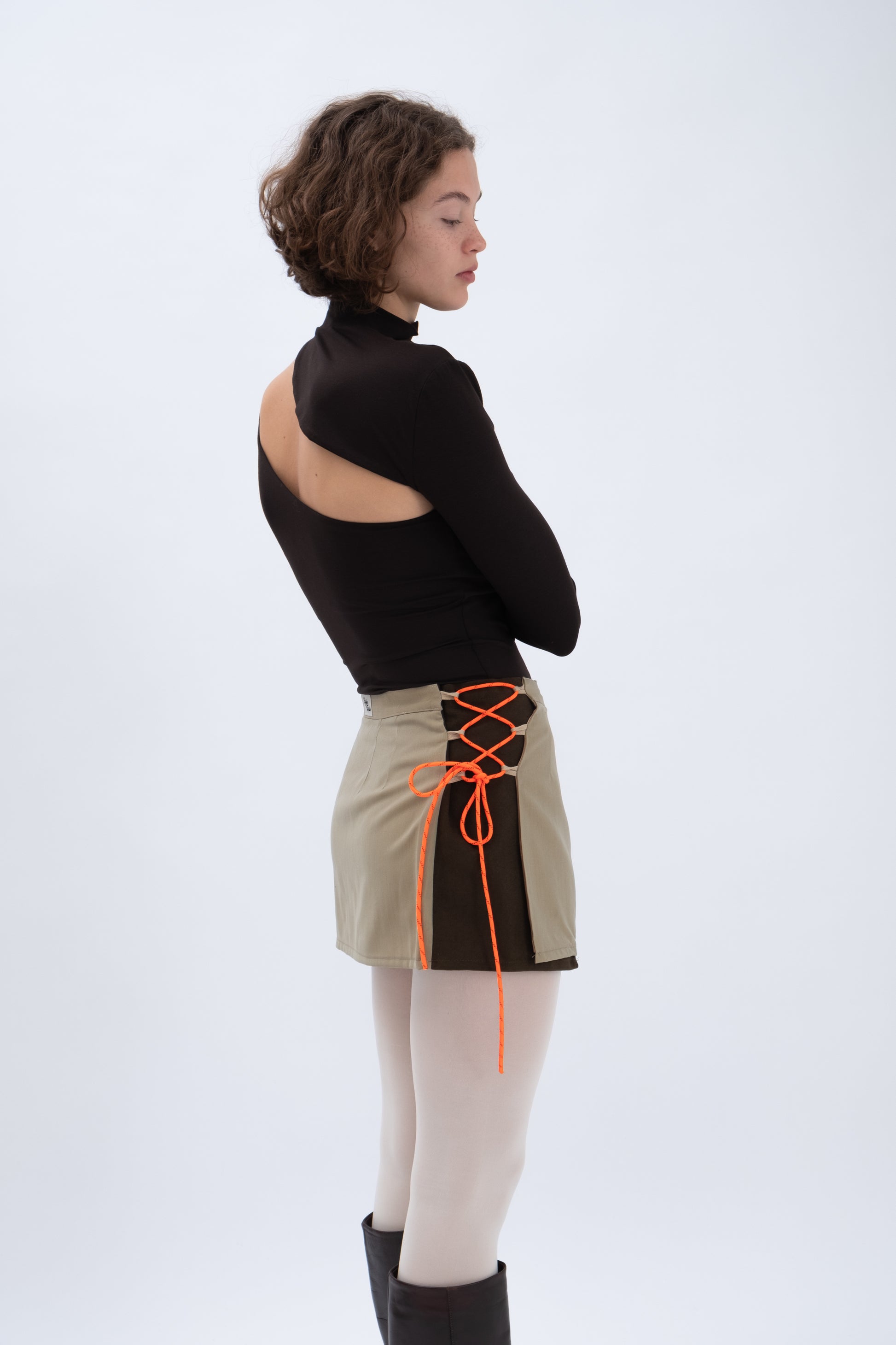 Mini Skirt, side view, wild, unique, vintage