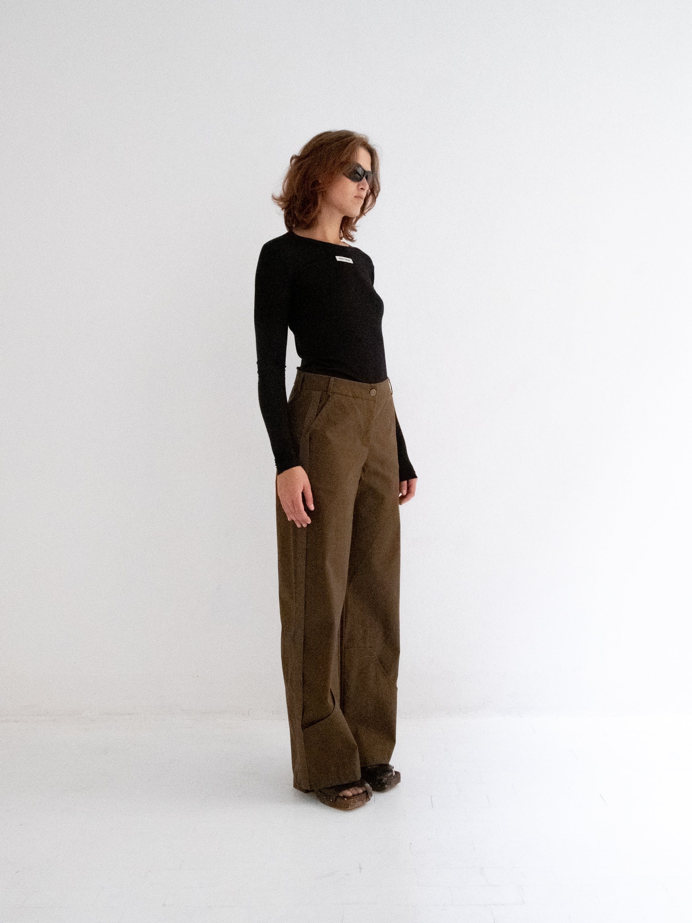 Trousers, side view, versatile, unisex, upcycled, cargo fit