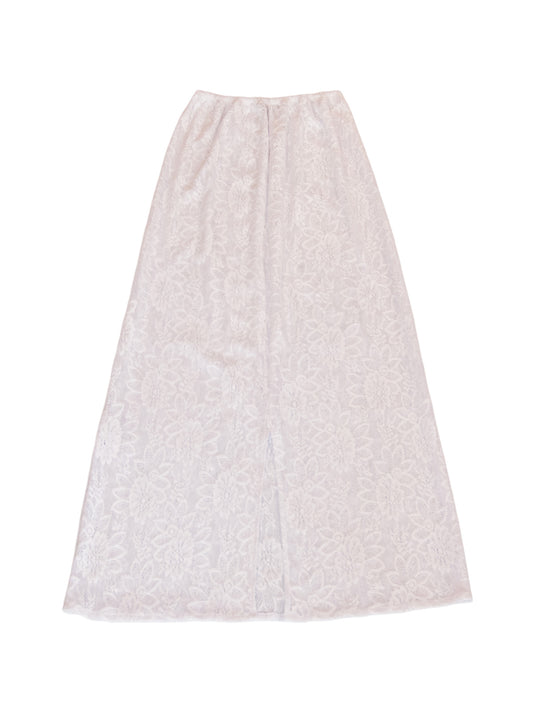 EIVISSA SKIRT IN WHITE LACE