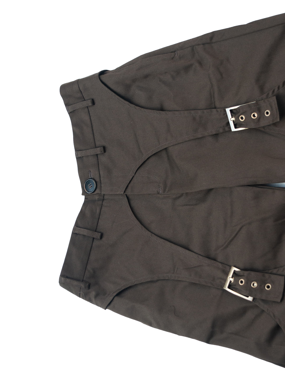 MALAKU TROUSERS IN GREEN COTTON