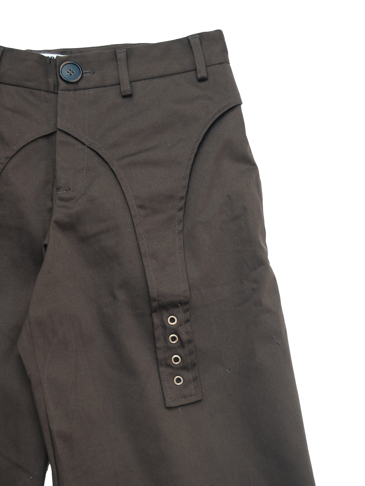 MALAKU TROUSERS IN GREEN COTTON