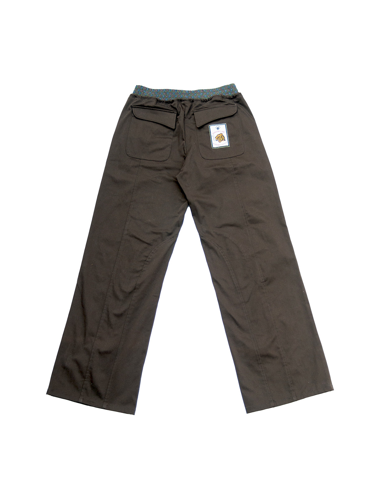 HARLEM TROUSERS IN GREEN COTTON