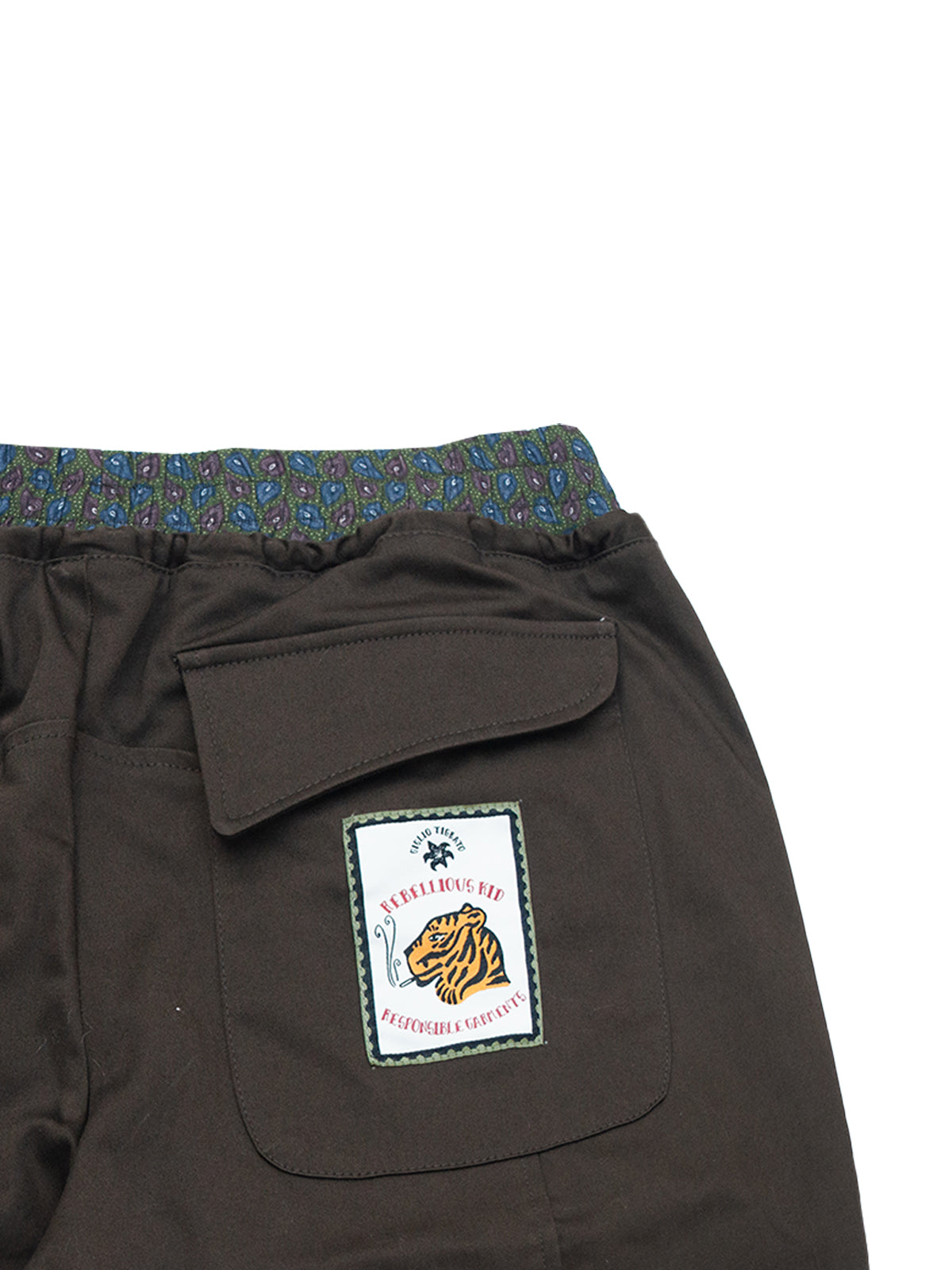 HARLEM TROUSERS IN GREEN COTTON