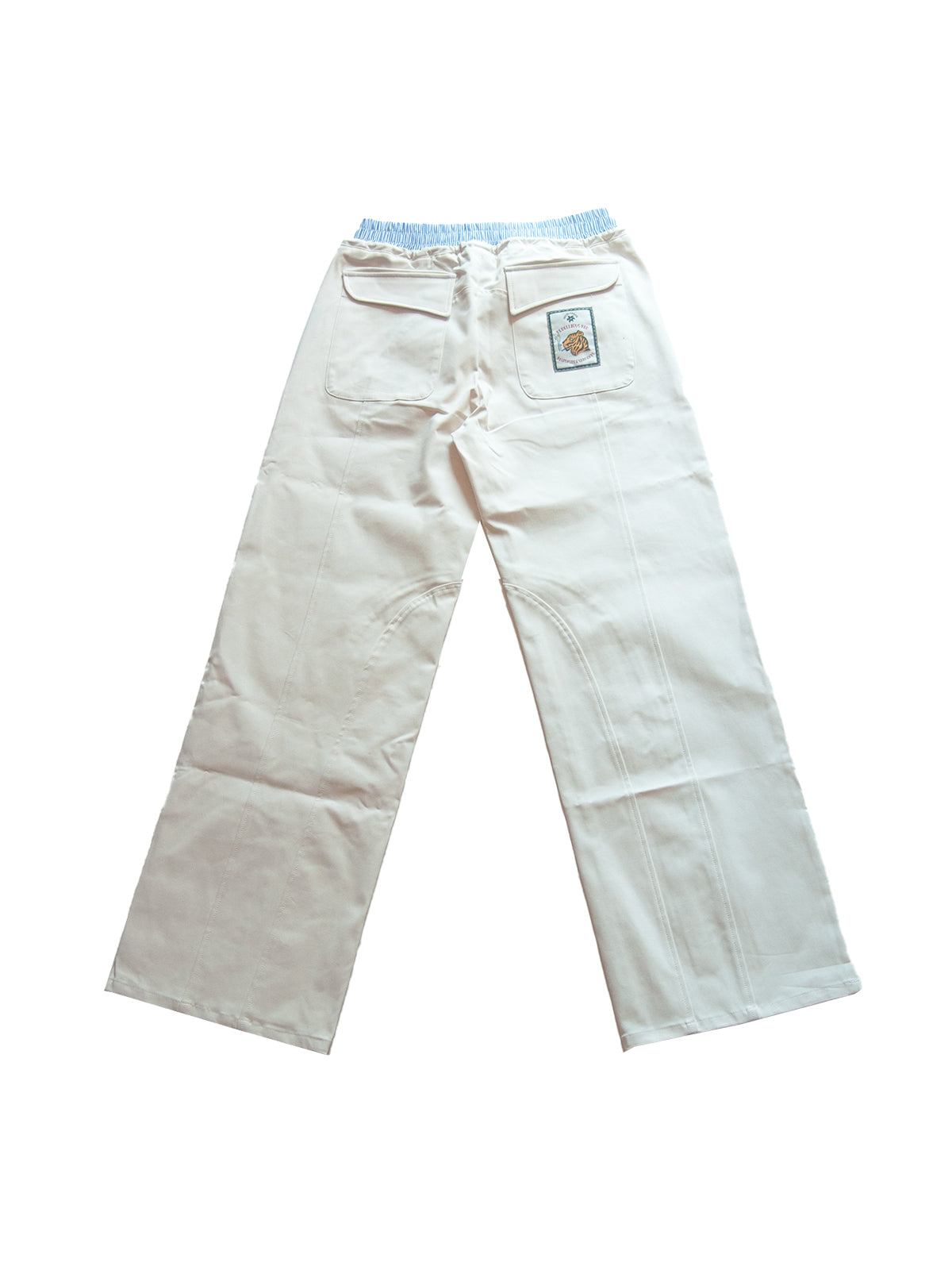 HARLEM TROUSERS IN WHITE COTTON