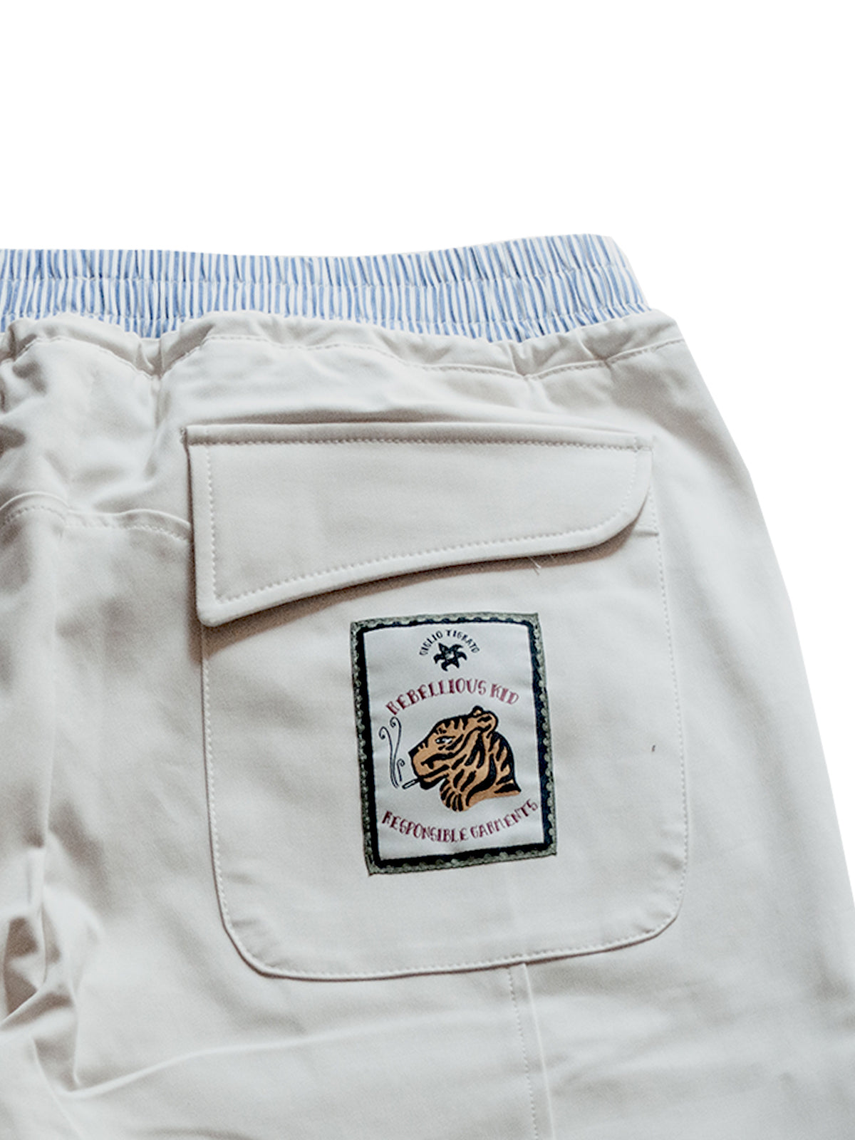 HARLEM TROUSERS IN WHITE COTTON