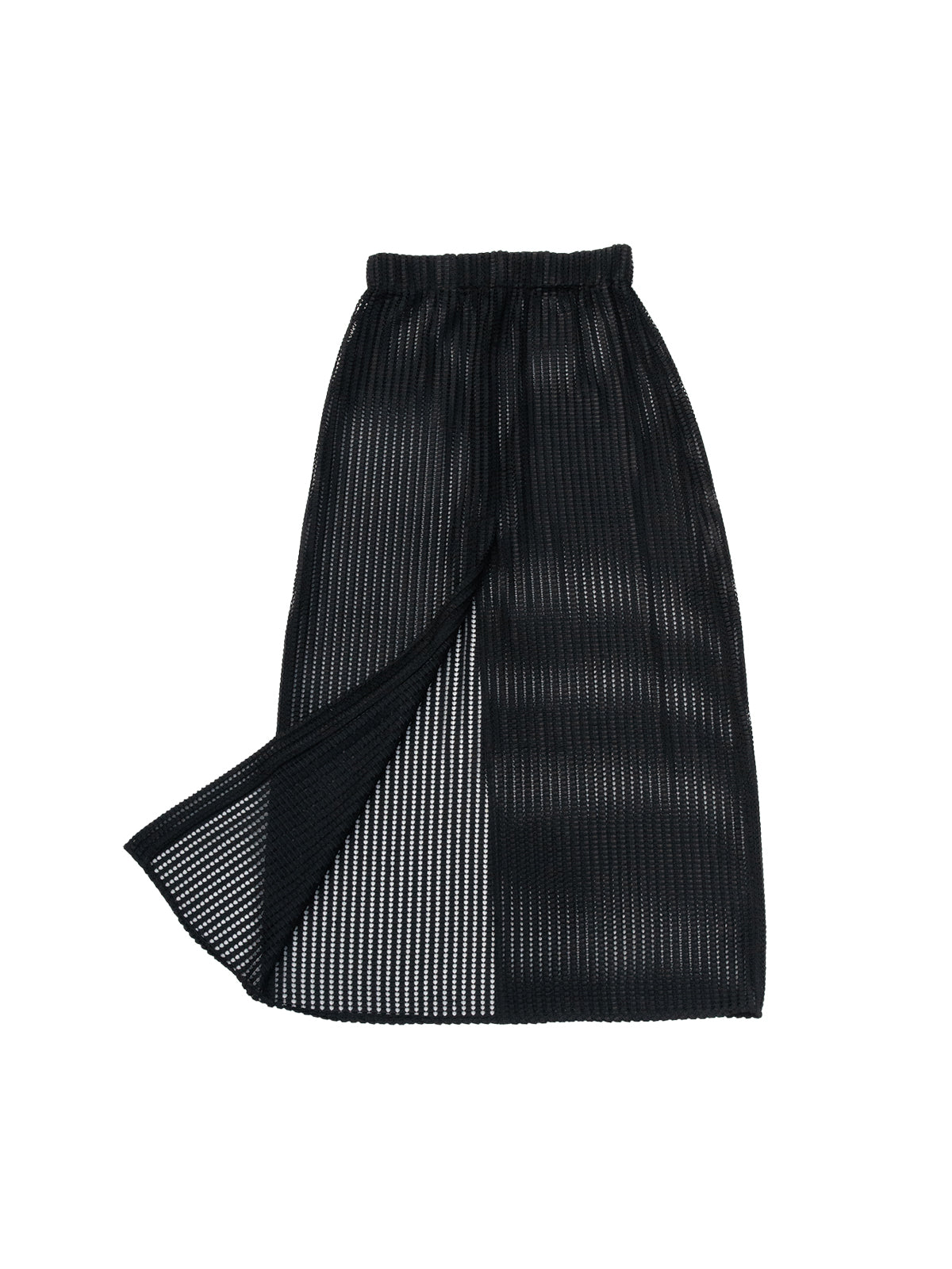 MEMPHIS SKIRT IN BLACK MESH