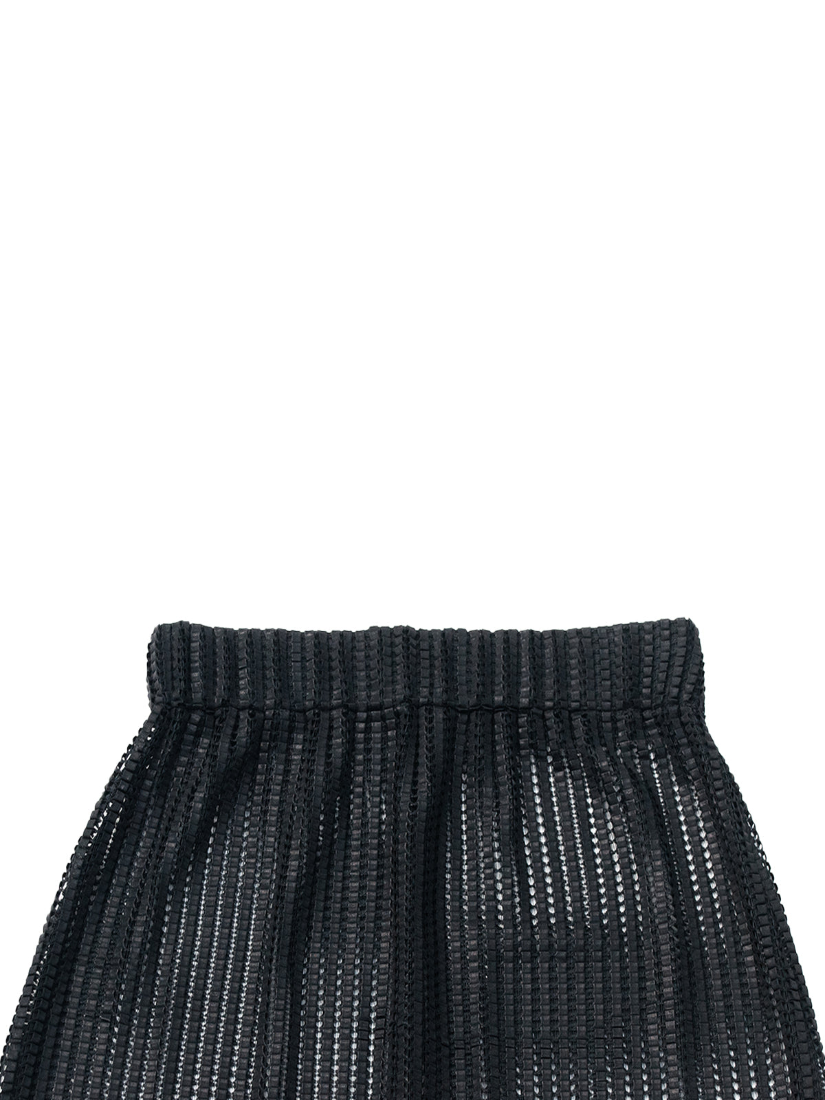 MEMPHIS SKIRT IN BLACK MESH