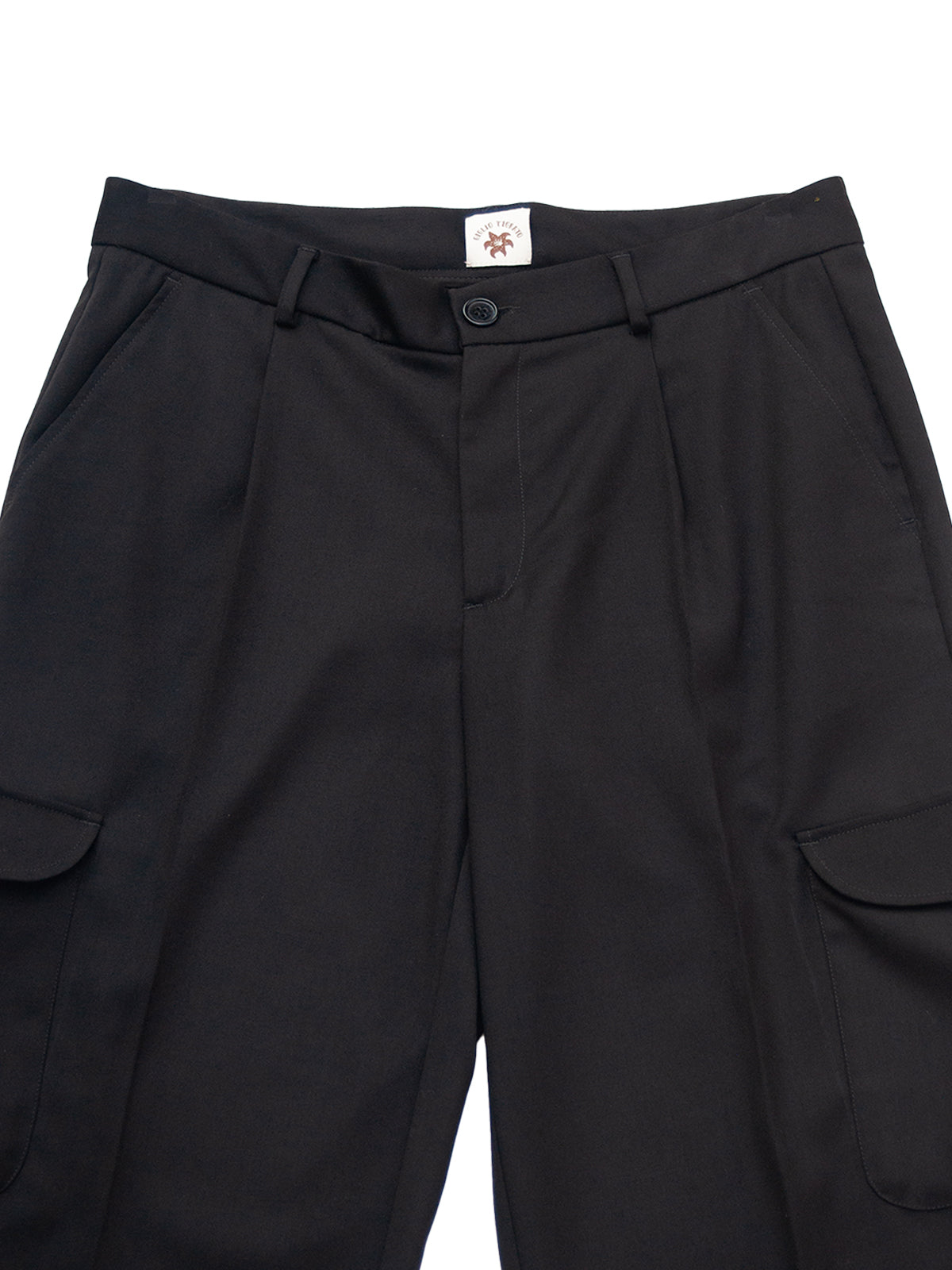 MICHIGAN TROUSERS IN BLACK WOOL