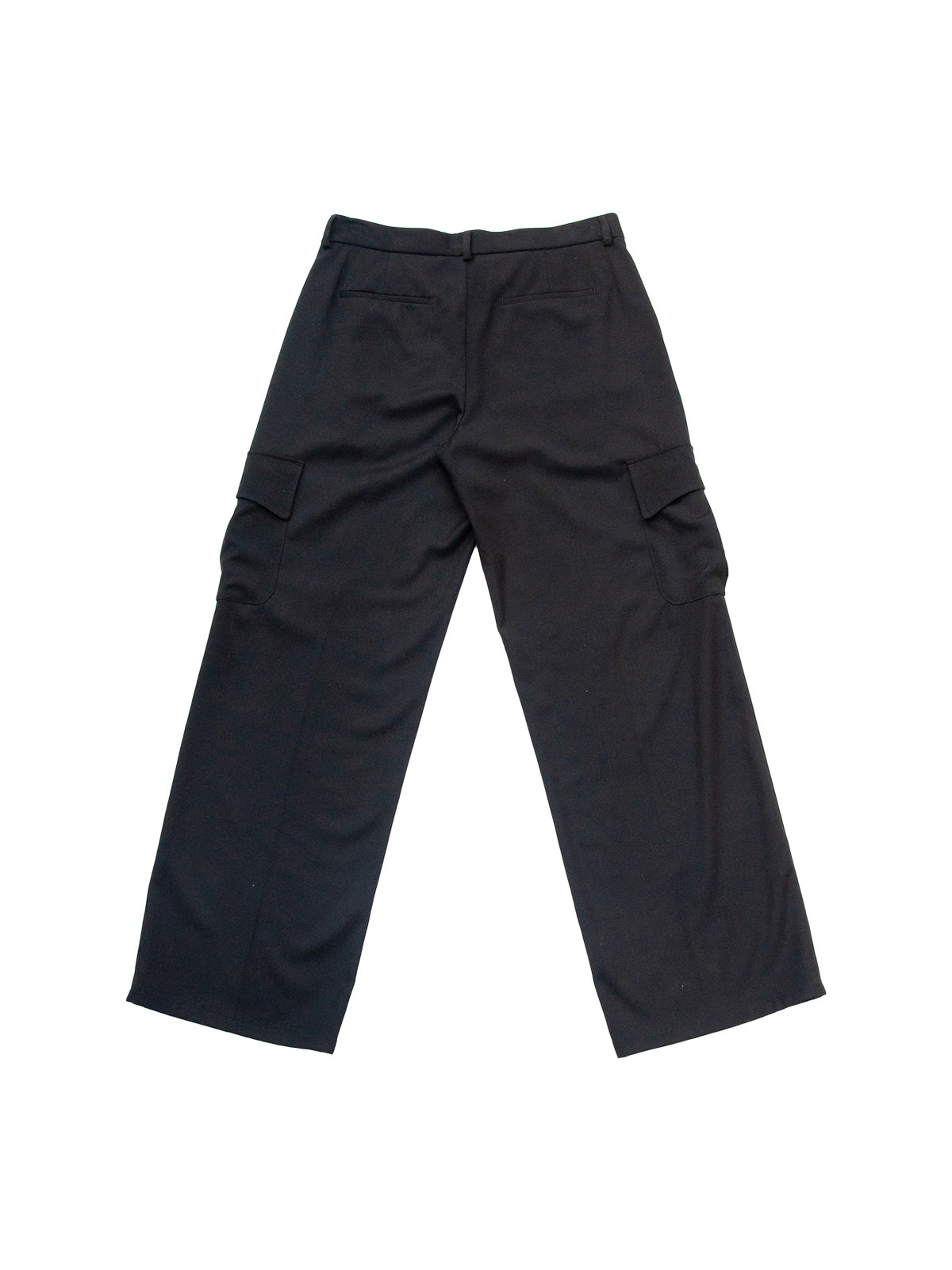 MICHIGAN TROUSERS IN BLACK WOOL