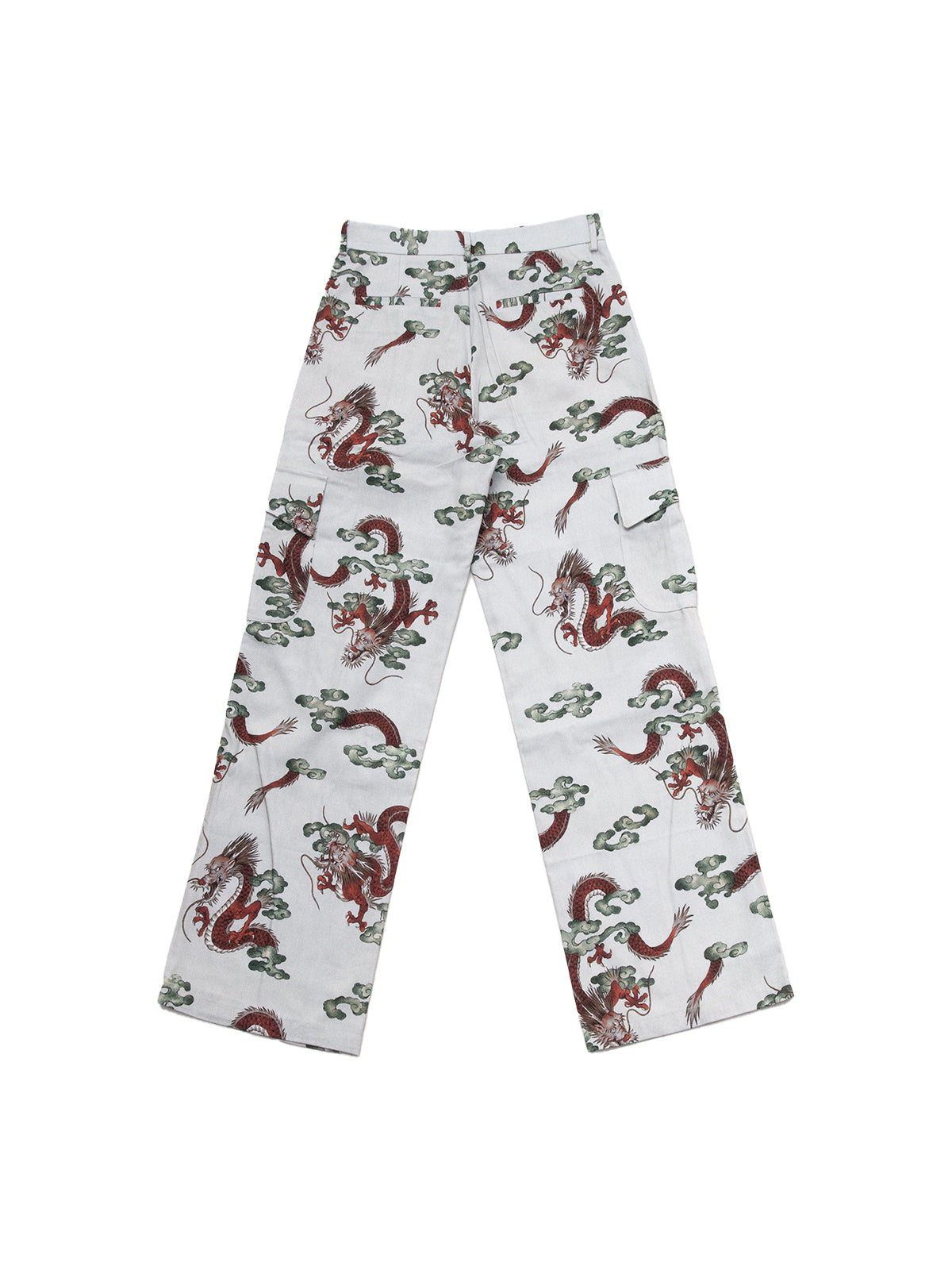 MICHIGAN TROUSERS IN DRAGON PRINTED COTTON