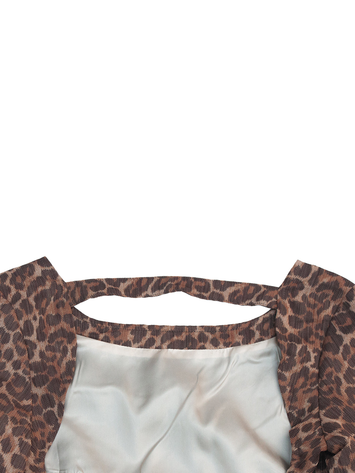 YOSHIDA TOP IN LEOPARD WOOL