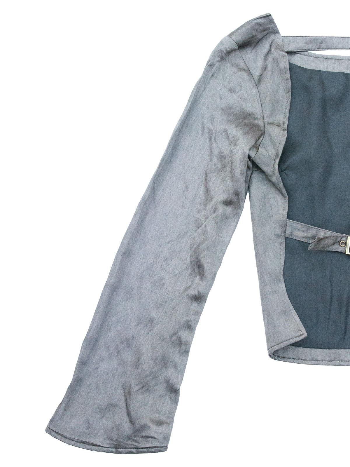 YOSHIDA TOP IN SILVER WOOL
