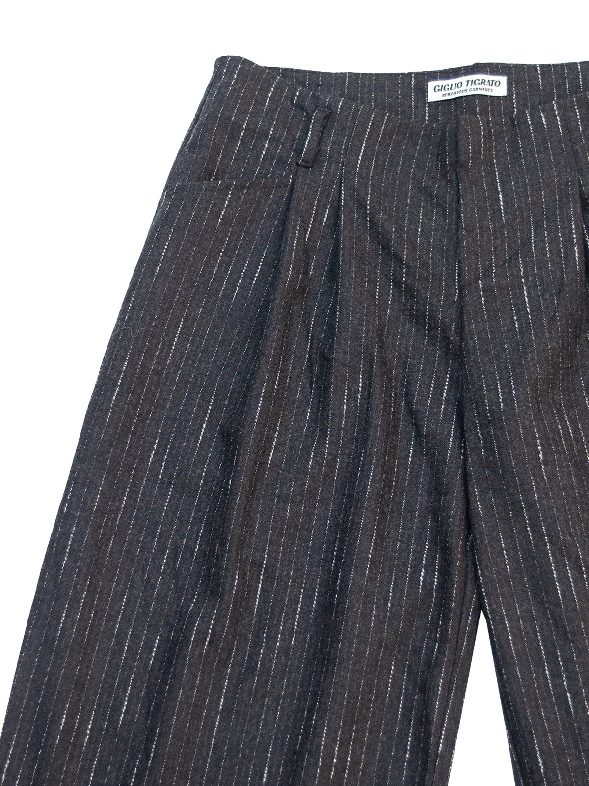 ZERMATT TROUSERS IN PINSTRIPED WOOL