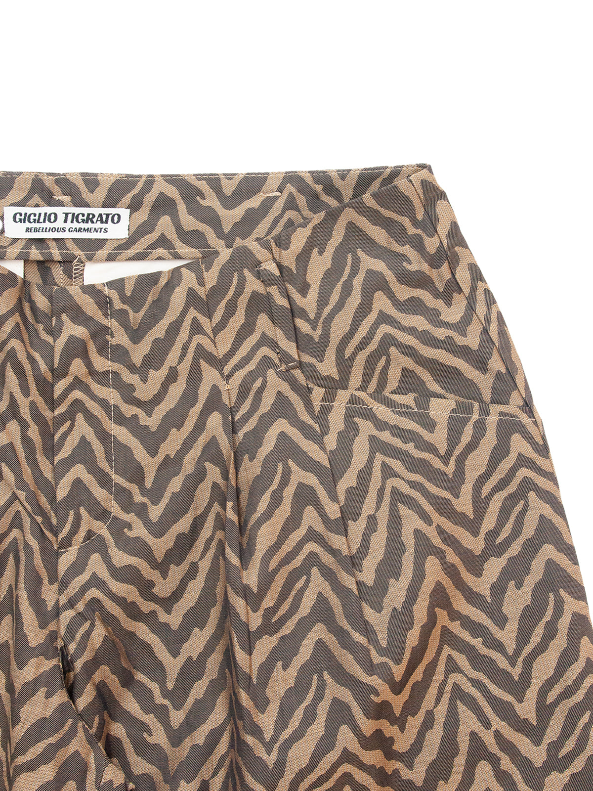 ZERMATT TROUSERS IN TIGER JACQUARD
