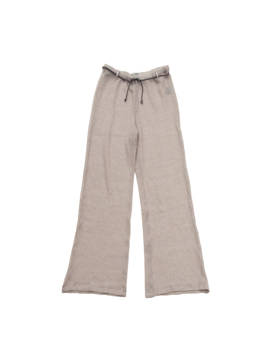 WUDANG PANTS IN GREY MOHAIR MESH