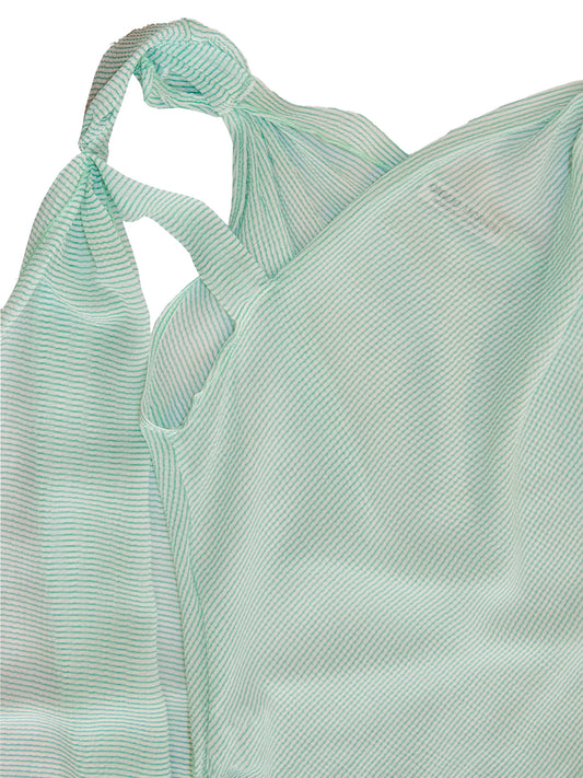 FILICUDI TOP IN STRIPED CRINKLE CHIFFON