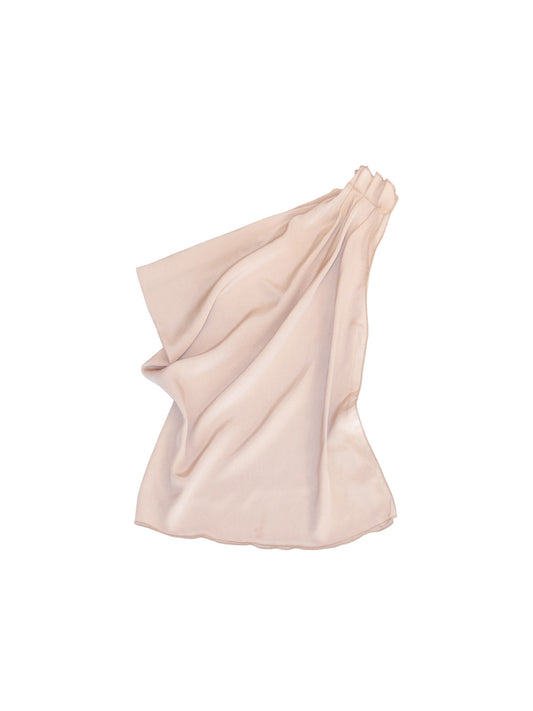 THETIS TOP IN POWDER PINK SILK