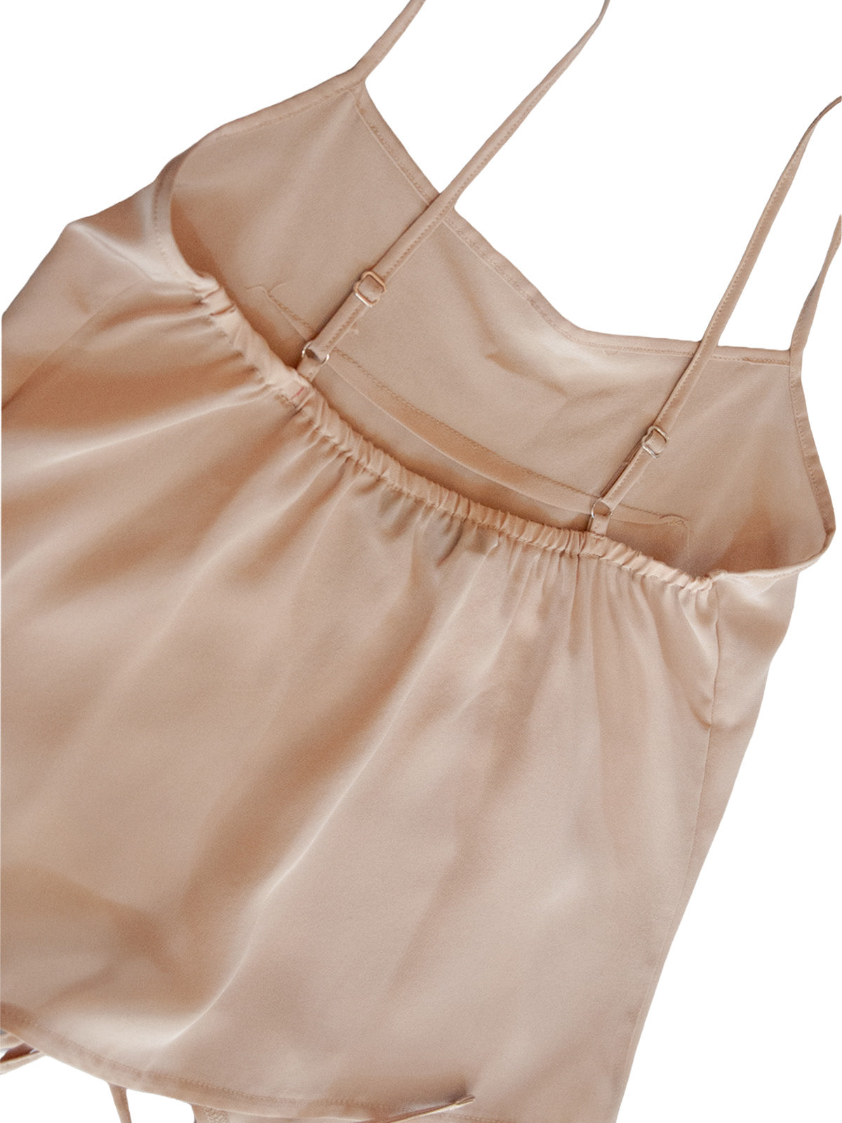PANAREA TOP IN POWDER PINK SILK