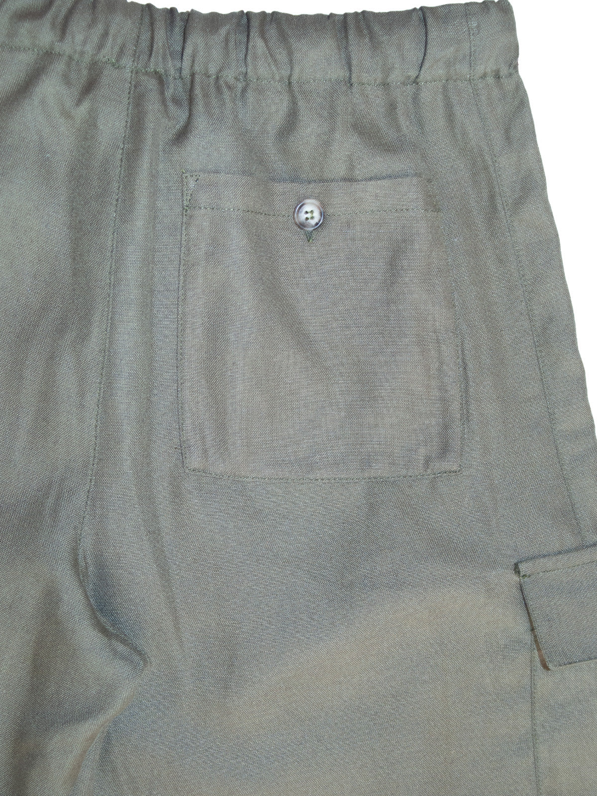 MENSWEAR VOL.1 - GALAPAGOS CARGO PANTS GREEN TRIBAL BAND