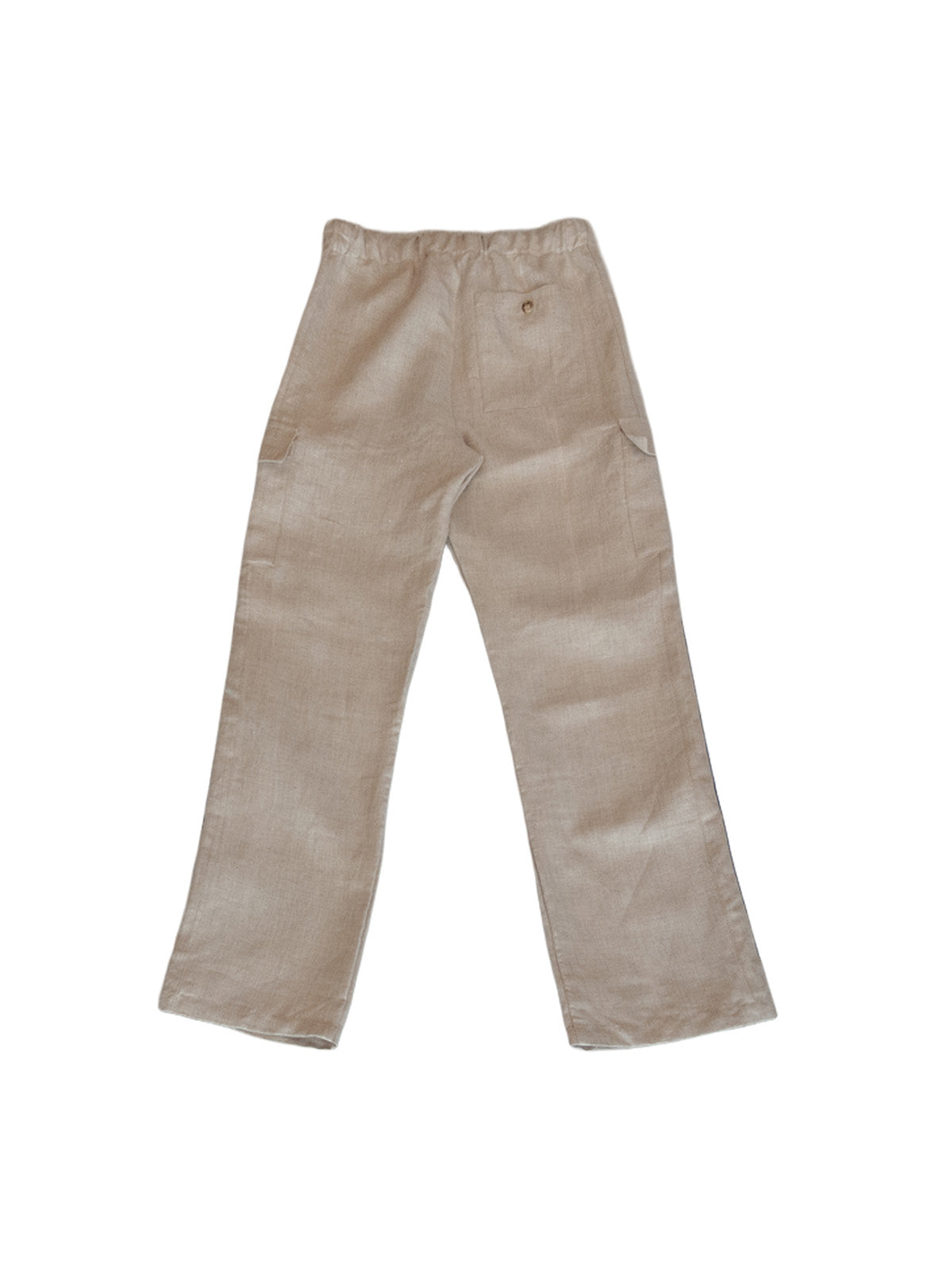 MENSWEAR VOL.1 - GALAPAGOS CARGO PANTS ECRU , BLUE ORANGE BAND