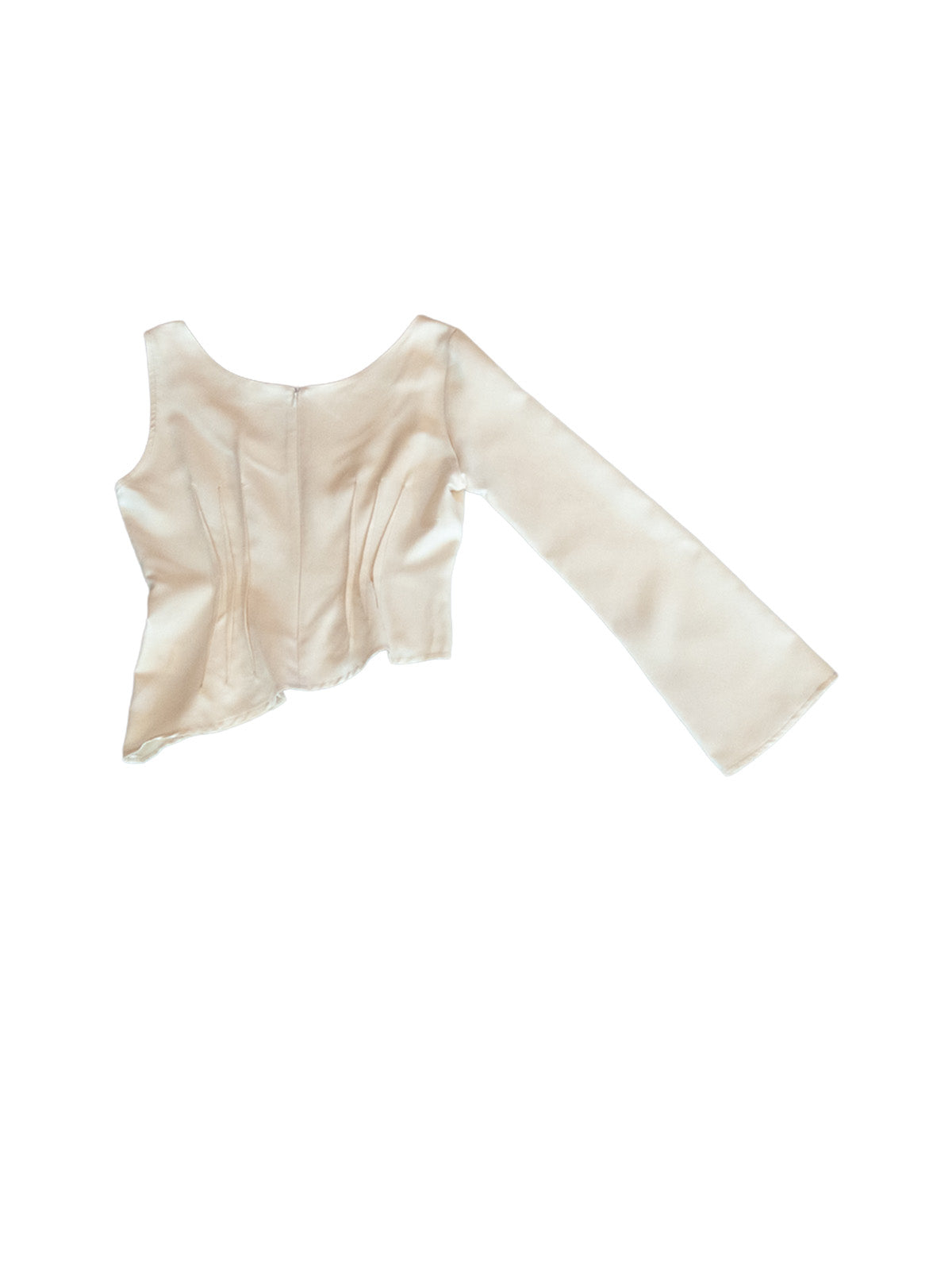 SICILIA TOP IN CREAM SILK