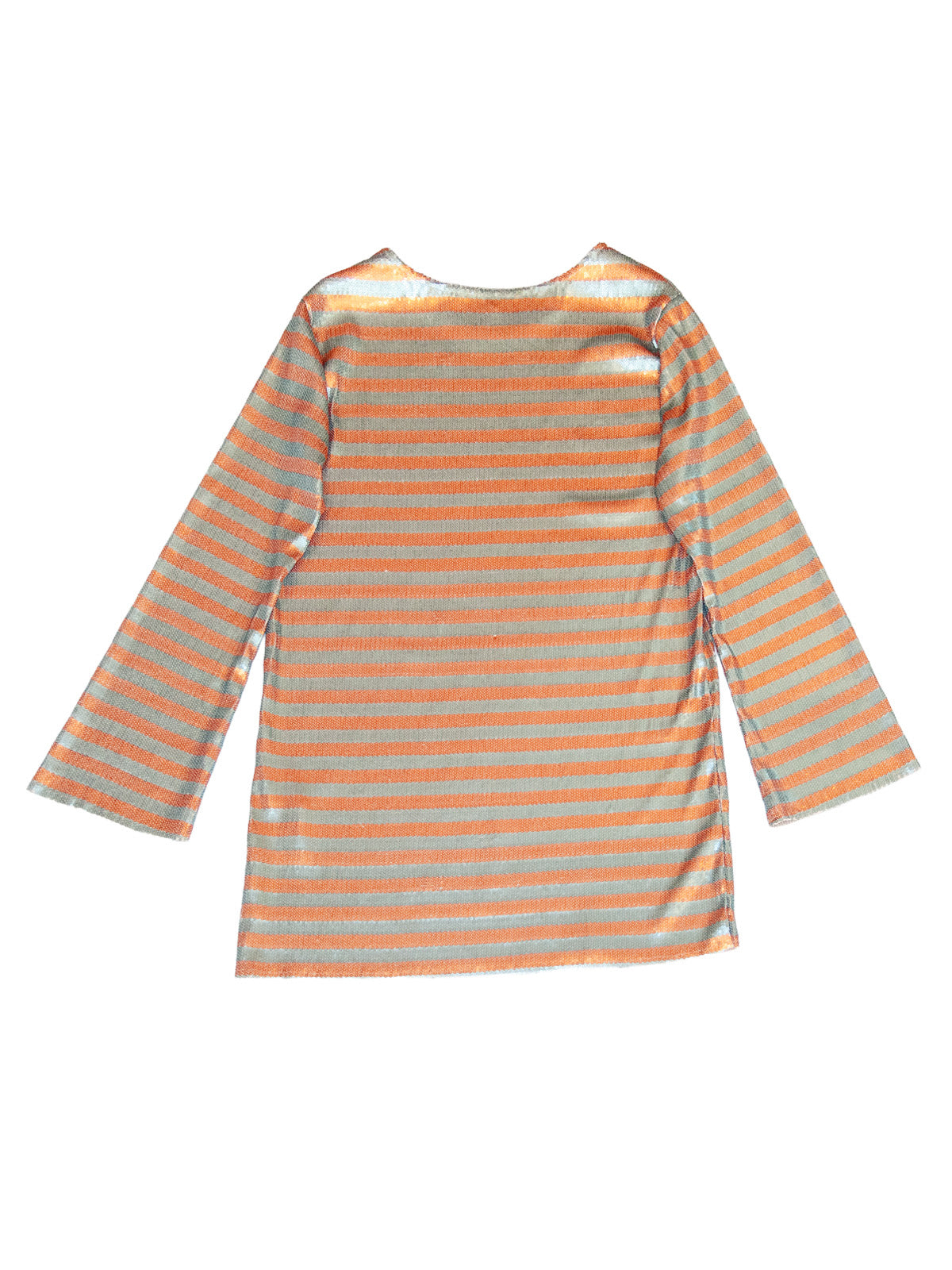 SIARGAO DRESS IN STRIPED PAILLETTES