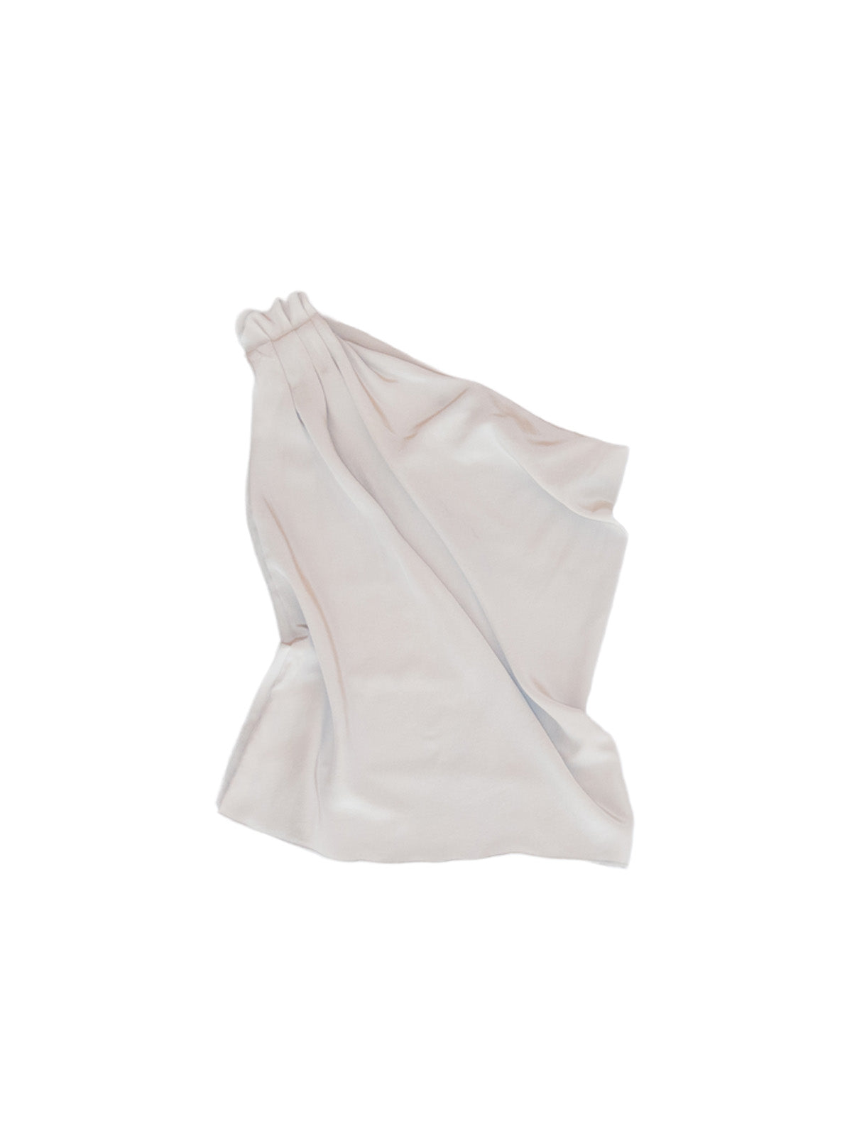 THETIS TOP IN GREY SILK