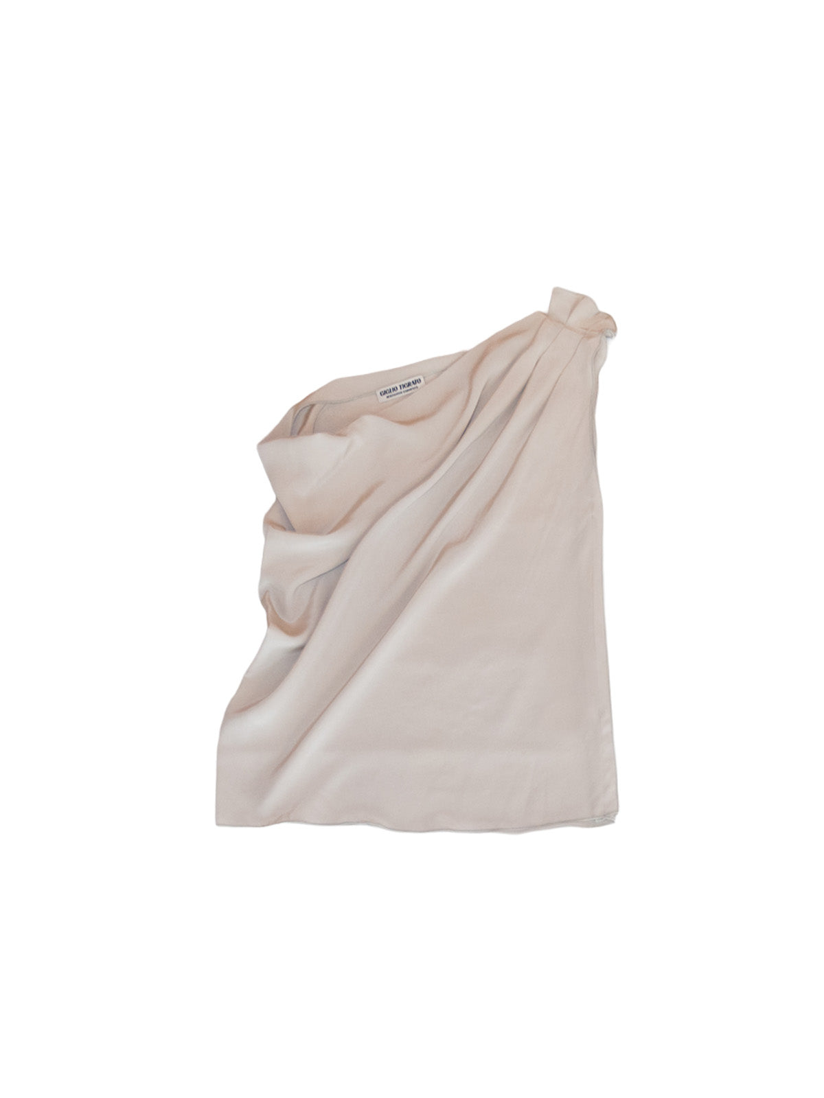 THETIS TOP IN GREY SILK