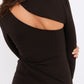 Giselle Sleeve in Brown Jersey