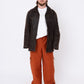 Vintage Leather Jacket w/ Giglio's Game Stamp