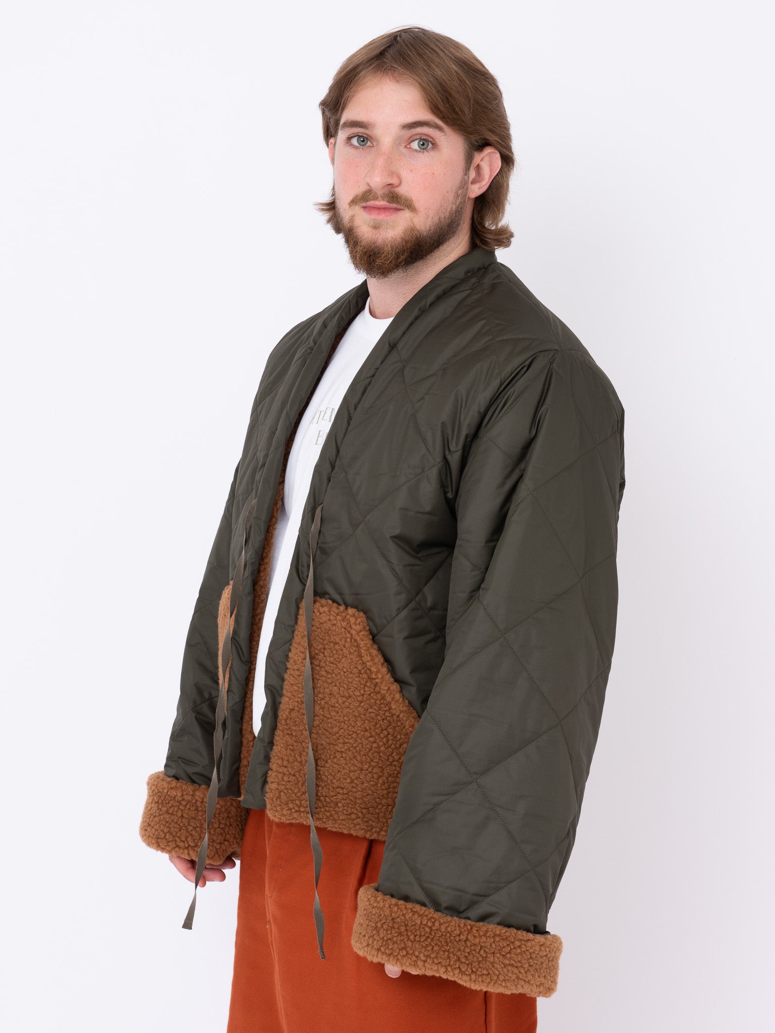 Bomber, front view, padded, double-face, unisex