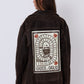 Vintage Leather Jacket w/ Giglio's Game Stamp