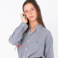 Body Shirt in Blue Checked Cotton 2